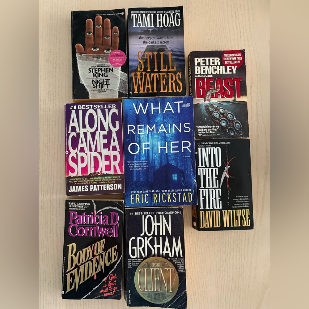 Collection of Mystery and Thriller Novels